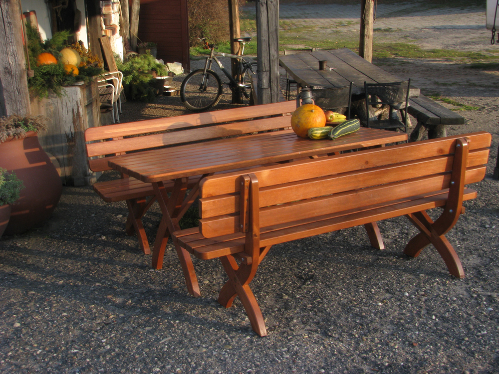 STRONG MASIV zahradní stůl dřevěný - 160 cm