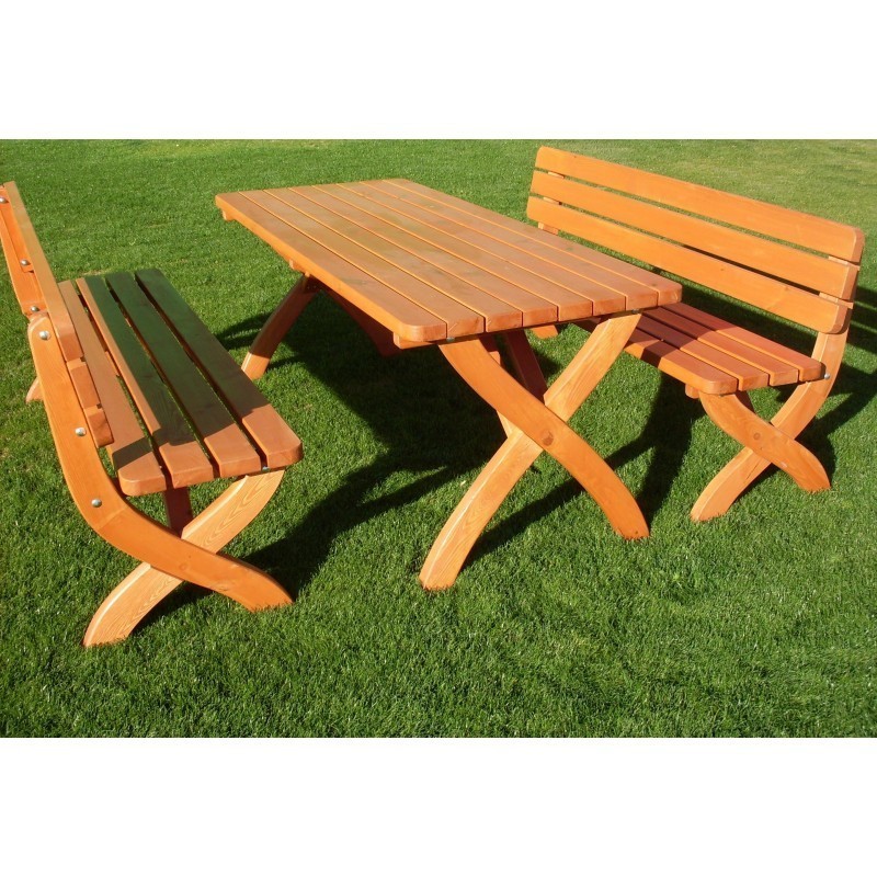 STRONG MASIV zahradní stůl dřevěný - 180cm 