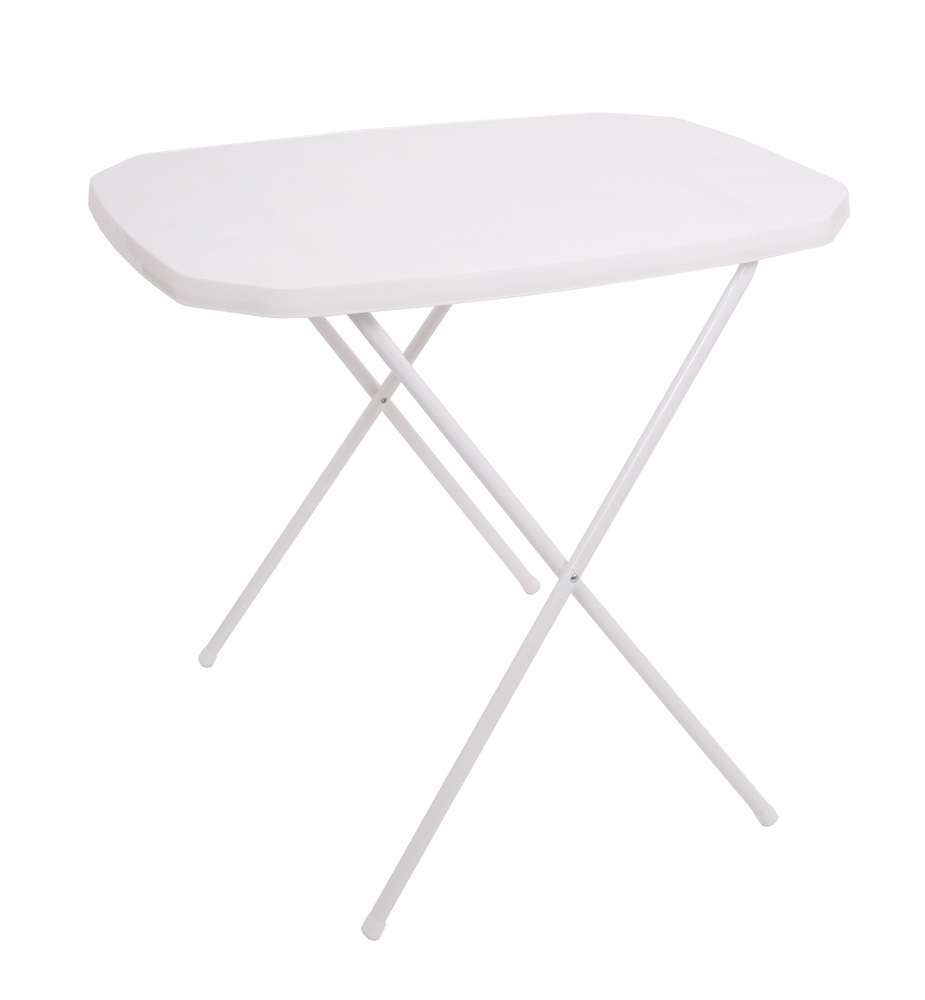 Stôl CAMPING 53x70 - biely