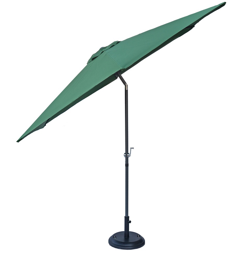 Slnečník NAKLÁPĚCÍ 300cm - zelená