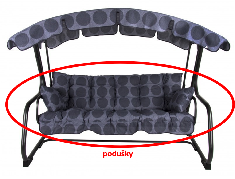 Podušky k hojdačke RAVENNA - 6039-06