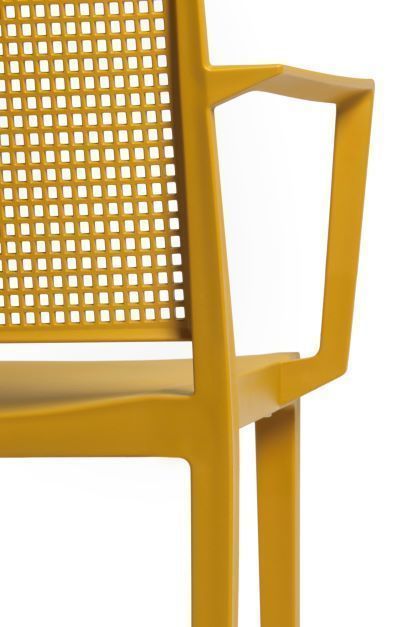 Křeslo GRID ARMCHAIR - hořčicově žlutá