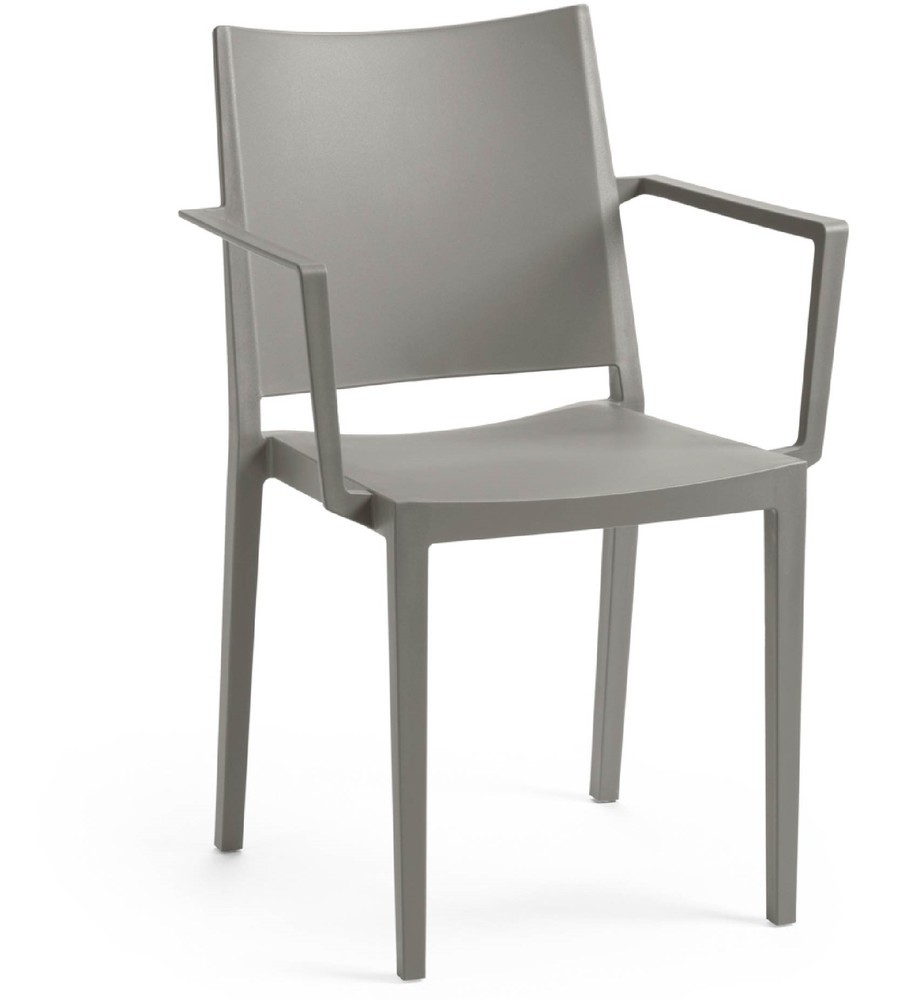 Kreslo MOSK ARMCHAIR - šedá