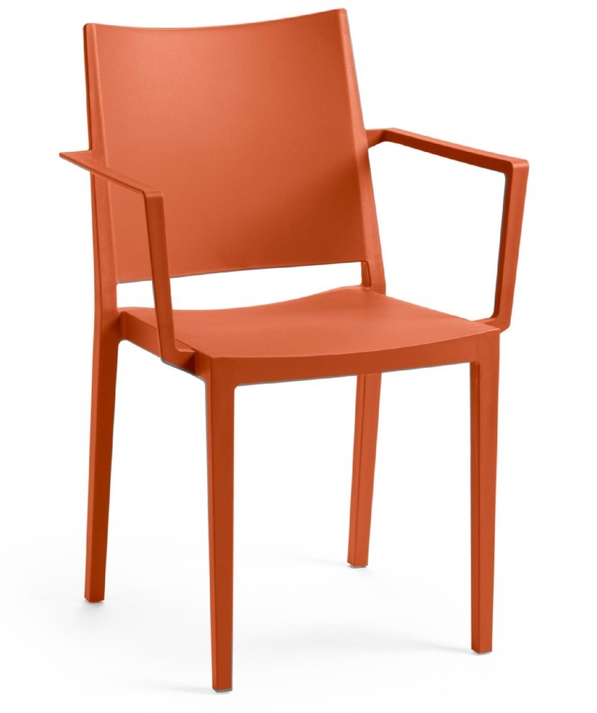 Kreslo MOSK ARMCHAIR - tehlová