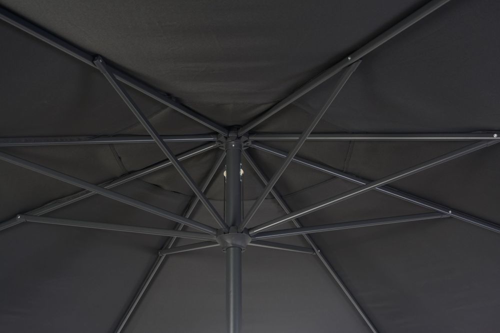 slunečník ROJA STANDARD 3,5m šedý