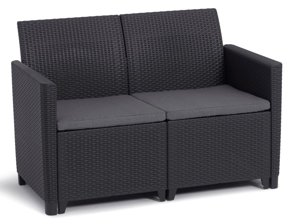 CLAIRE 2 SEATERS SOFA  - grafit