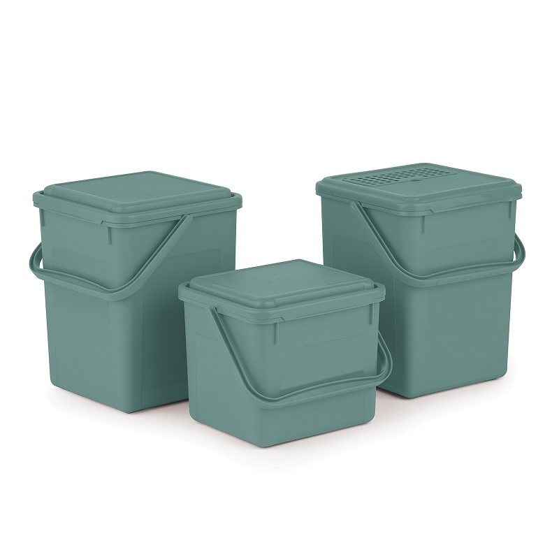 1779905092 Kompostovací kbelík 9L BIO - krémově zelená